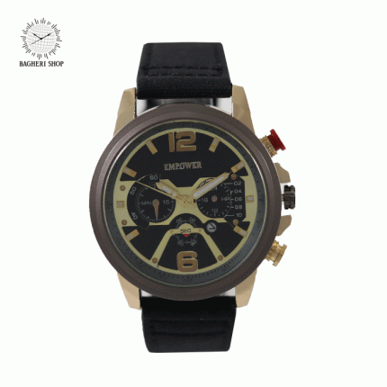 wrist watch men leather emppower 0234 bagheri shop buy online خرید فروشگاه اینترنتی ساعت مچی عقربه ای ام پاور مردانه چرمی 0234 گارانتی