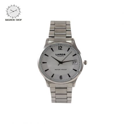 wrist watch metal men LAROS118 bagheri shop buy online خرید فروشگاه اینترنتی ساعت مچی عقربه ای فلزی لاروس مردانه گارانتی ضدآب