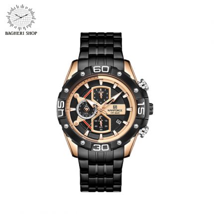 wrist watch plastic men NAVIFORCE8018 bagheri shop buy online خرید فروشگاه اینترنتی ساعت مچی عقربه ای پلاستیکی نیوی فورس مردانه گارانتی ضدآب