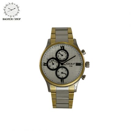 wrist watch men metal GOLF0183 bagheri shop buy online خرید فروشگاه اینترنتی ساعت مچی عقربه ای گلف مردانه فلزی گارانتی