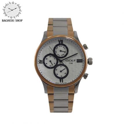 wrist watch men metal GOLF0183 bagheri shop buy online خرید فروشگاه اینترنتی ساعت مچی عقربه ای گلف مردانه فلزی گارانتی